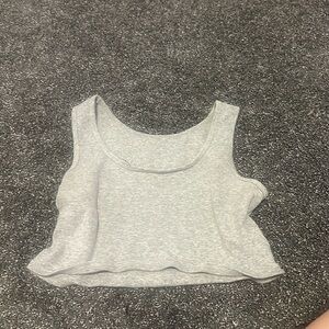 Grey Crop Top 
From Amazon
Size: Large